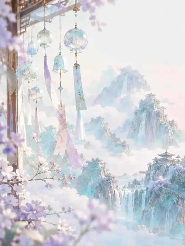 红果网页版《山海铃音》古装言情封面海报