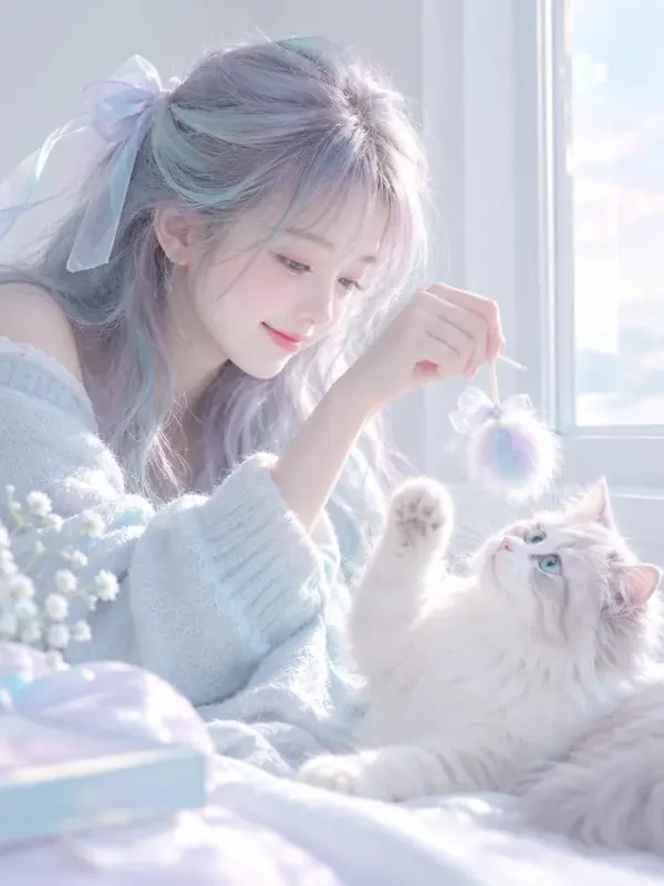 红果网页版《云养一只猫》治愈日常封面海报